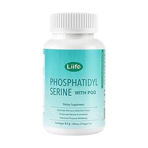 Liife PQQ+Phosphatidylserine Supplement 280 mg, Made in the USA, Brain Supplement - Memory Pills & Nootropics (Phosphatidyl Serine Complex)