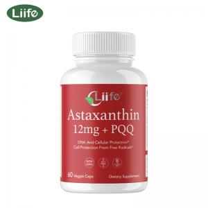 Liife Astaxanthin 60 Capsules - Fresh Microalgae Source, Antioxidant, Eye, Internal Circulation, Skin and Joint Health - 1 Month Dosage