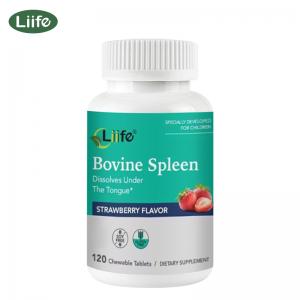 Liife Bovine Spleen Supplements, Beef Organ Spleen, Beef Vitamins For Spleen, Iron Energy And Allergy Health, 120Tablets