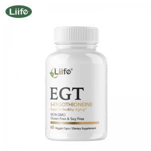 Liife Ergothioneine Capsules 60, Antioxidant, Supports Body Vitality, Promotes Skin Health and Hydration, 1 Month Dosage