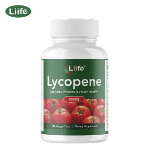 Liife Lycopene –Dietary Supplement with Tomato Extract, Zinc, Selenium, Vitamin E -Prostate, Antioxidant, Heart Health, and Overall Health Support – 120 Capsules