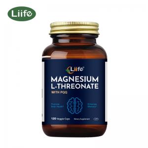 Liife Magnesium Brain Health, Memory & Attention,120 Capsules,1 Bottles L-threonate Magnesium Supplement For Cognitive Function Support - 1000mg