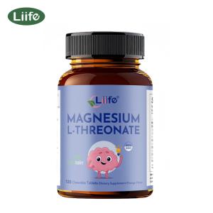 Liife Magnesium L-Threonate 200mg - Brain Health & Cognitive Support with Magtein, B6, B12 & Zinc - 120 Chewable Tablets