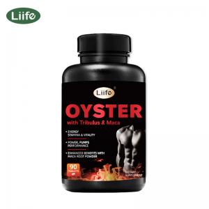 Liife Oyster With Maca Health And Vitality Dietary Supplement Natural Fitness Vitamin Healthcare Plus Zinc Taurine Marine Nutrient 90 Capsules Edible Amino(with Tribulus & Maca )