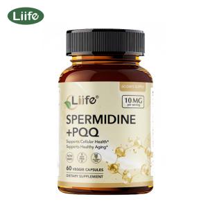 Liife Spermidine + PQQ 10mg - Cellular Health & Healthy Aging Support - 60 Veggie Capsules, Made in USA