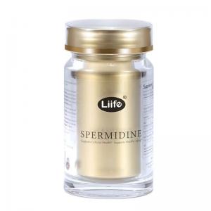 Liife Spermidine + NAD Supplement Natural Energy, Healthy Young Cell Booster, Rich Wheat Germ Extract & Resveratrol, Antioxidation, And Cellular Health - 60 Capsules