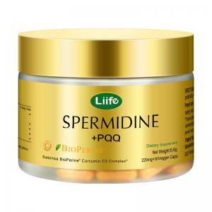 Liife Spermidine High-Purity Supplement Imported PQQ Mitochondrial Cell Nutrient Antioxidant Whitening Aging Capsule 30 Caps