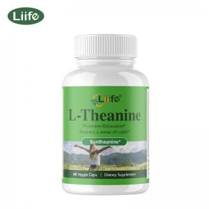 Liife L-Theanine,with GABA, Magnesium & Black Pepper-Relaxation,Supports Calm, Restful Sleep - 60 Capsules, 1-Month Supply