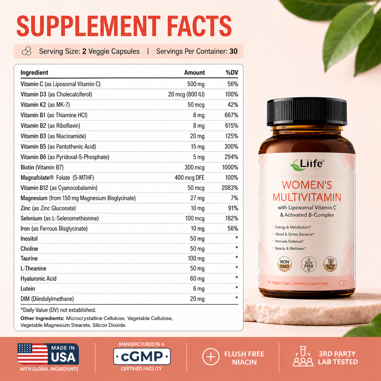 These statements have not been evaluated by the Food and Drug Administration. This product is not intended to diagnose, treat, cure, or prevent any disease.