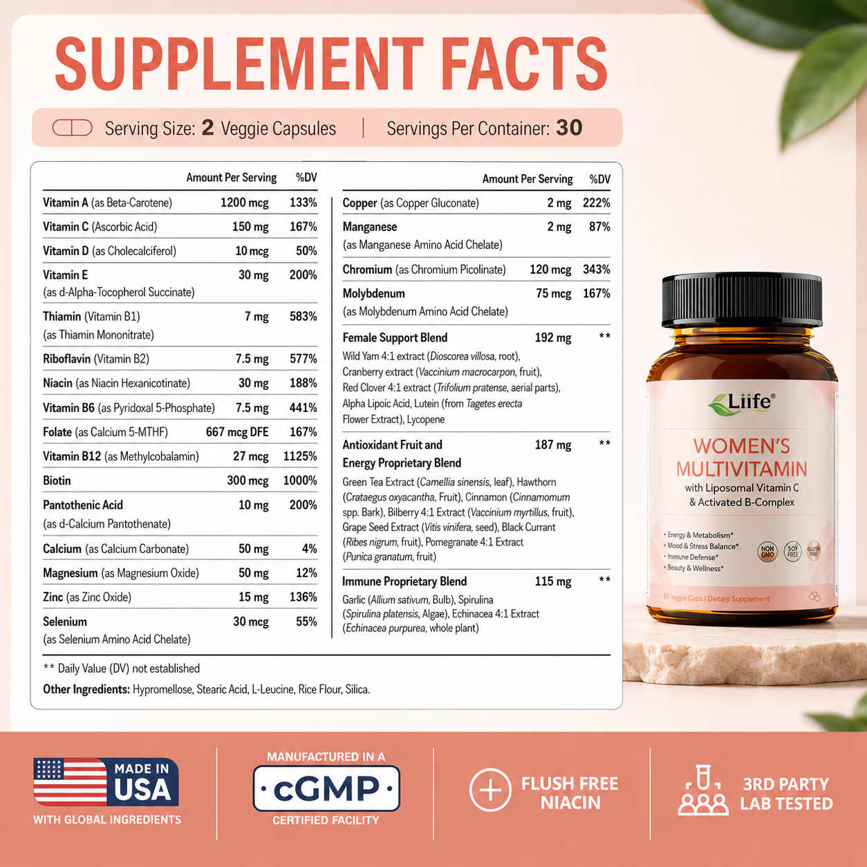 These statements have not been evaluated by the Food and Drug Administration. This product is not intended to diagnose, treat, cure, or prevent any disease.
