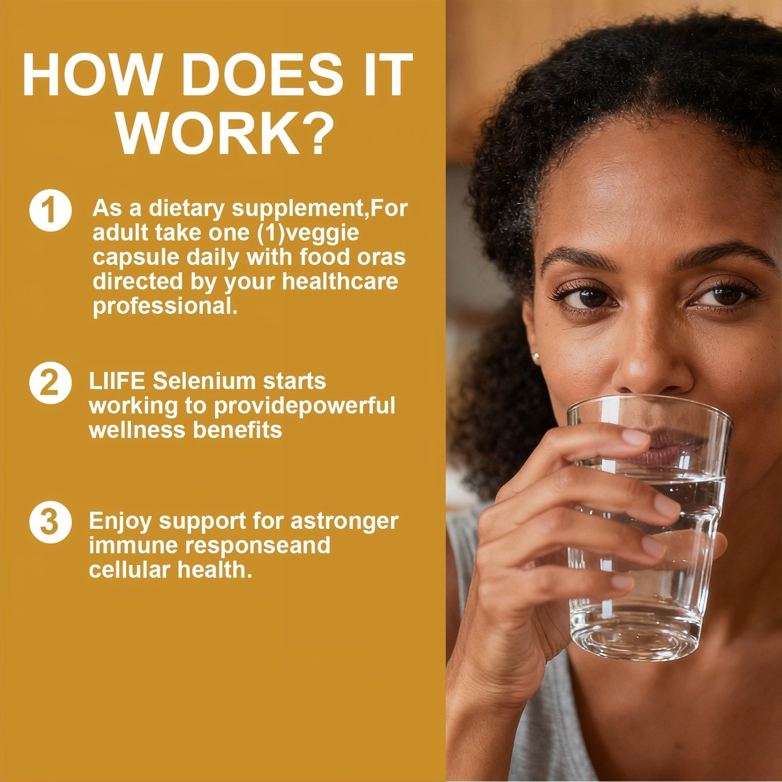 LIIFE Selenium 200 mcg, 60 Vegetarian Capsules
